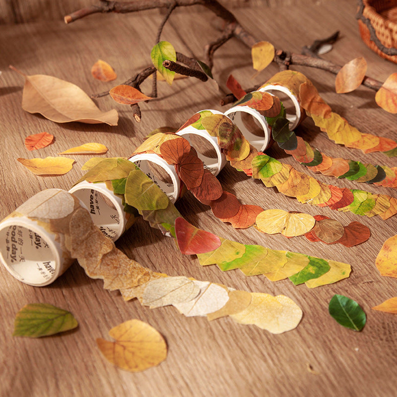 Have a Good Day, Fallen Leaf Series, Special Shaped Tape