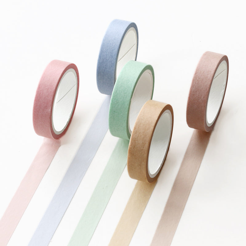 Xmo, Solid Color Series, 5 Roll Tape