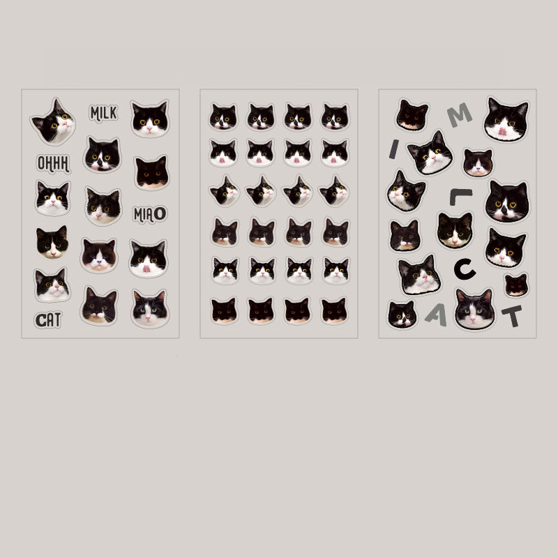 Mr. Paper, Cat Head Series, Stickers