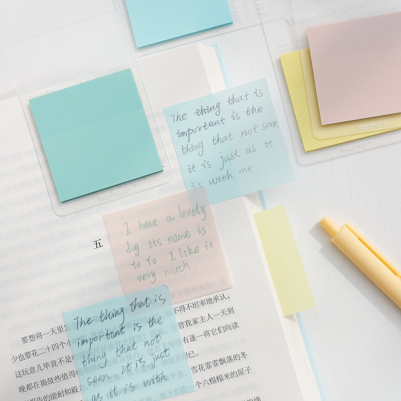 RosyPosy, Transparent Sticky Note, Writing Memo