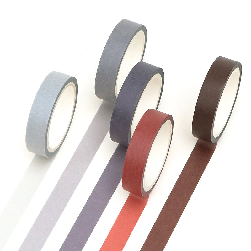 Xmo, Solid Color Series, 5 Roll Tape