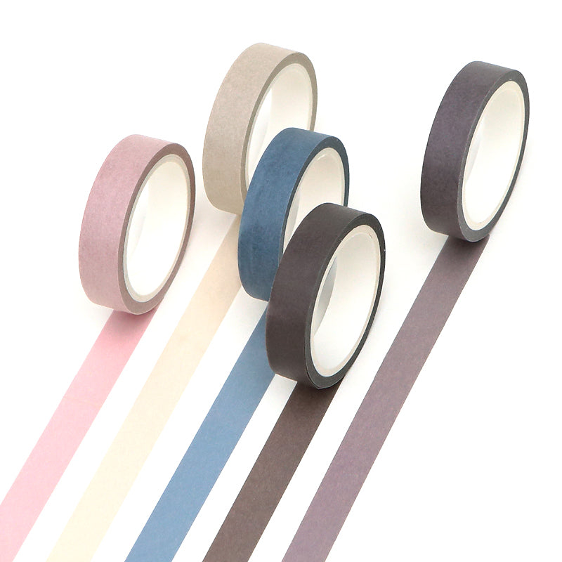 Xmo, Solid Color Series, 5 Roll Tape